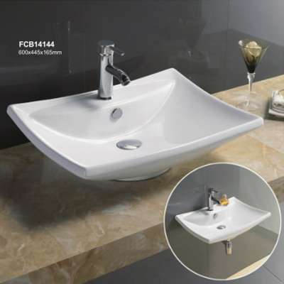 Modern Superior Quality Art White Bathroom Wash Ceramic Basin